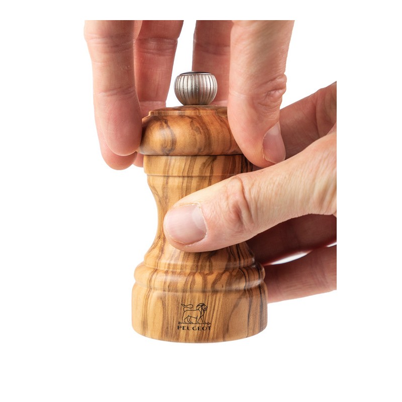 Bistro Duo Moulins à Poivre et à Sel 10 cm Bois d'Olivier  - Peugeot