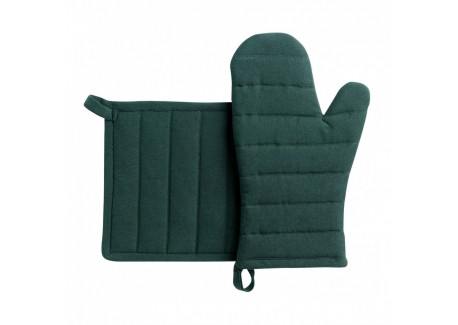 Jona Ovenwant + Ovenhandschoen Donkergroen - Winkler