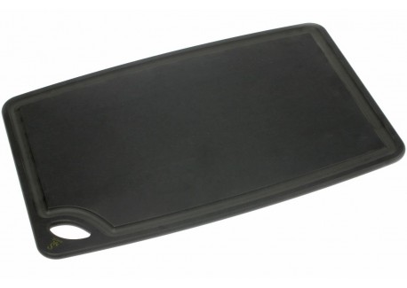 Snijplank met sapopvangbak 45x30 cm Zwart - Sage