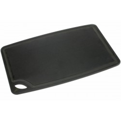 Planche à Découper avec Récupérateur de Jus 45x30 cm Noir