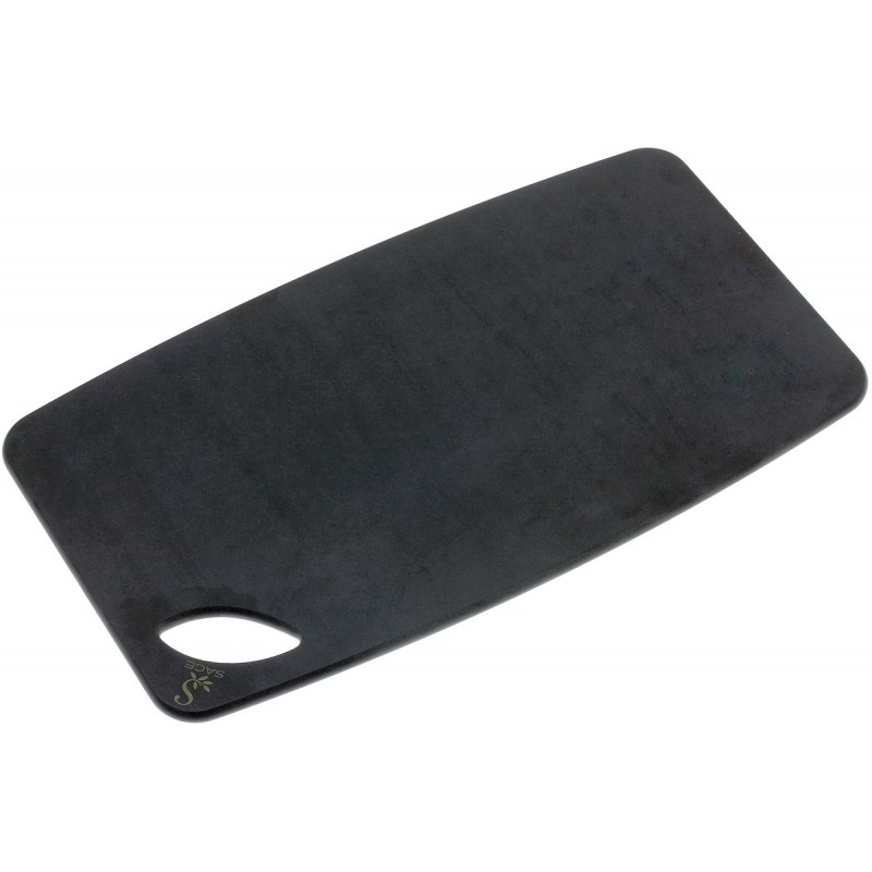 Dunne Snijplank van Paperstone-vezels "Bar" 15 x 27 cm Zwart - Sage