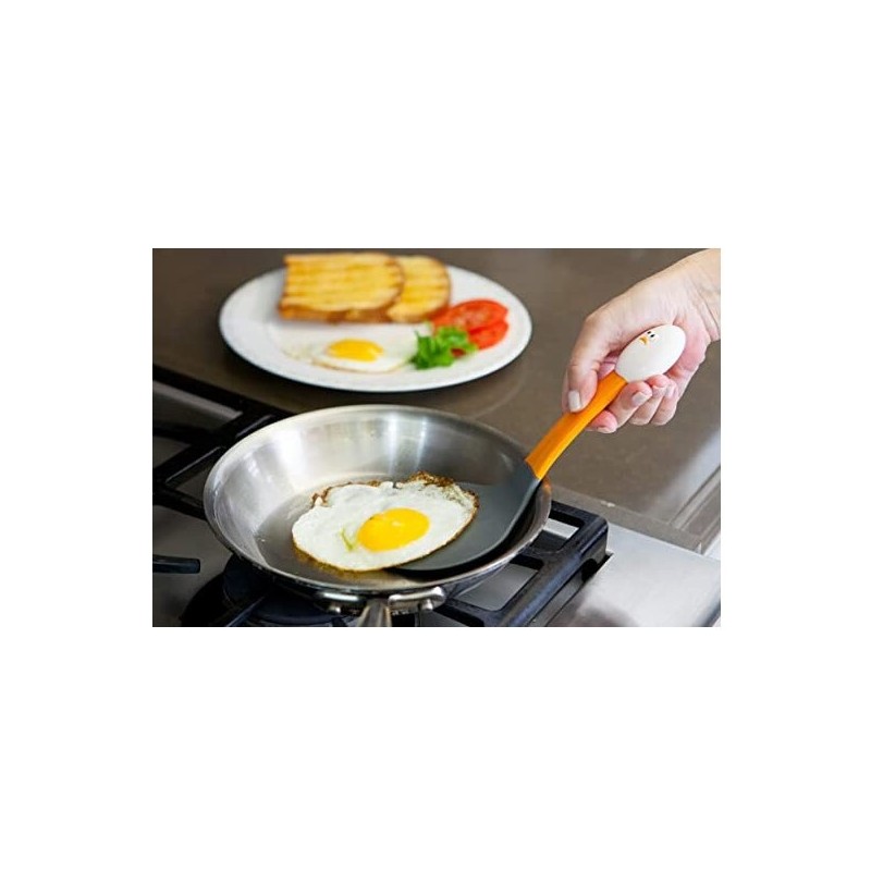 Eggy Flex Flip Spatule Ronde Nylon 25 cm  - Joie