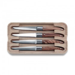 Couteaux à Steak Expression Bois d'Olivier 4 pcs  - Tarrerias-Bonjean Couteaux à Steak Expression Bois d'Olivier 4 pcs  - Tarrerias-Bonjean