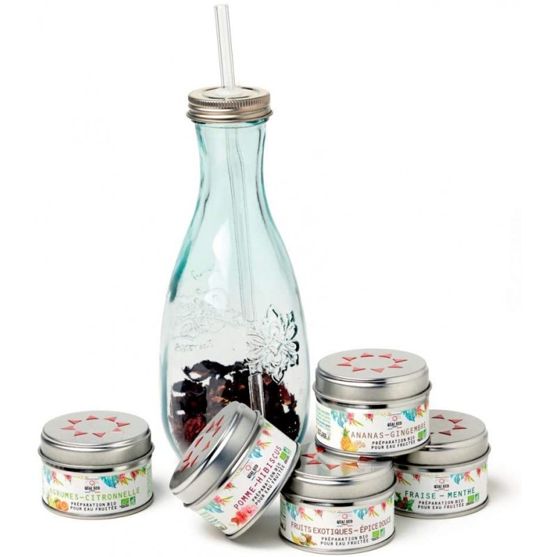 Coffret Préparations Bio pour Eaux Fruitées  - Quai Sud