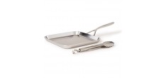 Intense Grill 28 x 28 cm + Pince de Cuisine Inox 24 cm 