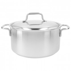 Apollo 7 Casserole avec Couvercle Inox 22 cm 4 L - Demeyere Apollo 7 Casserole avec Couvercle Inox 22 cm 4 L - Demeyere