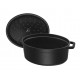 Geëmailleerde Ovale Stoofpot 33 cm Zwart 6,7 L - Staub