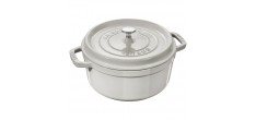 Geëmailleerde Ronde Stoofpot 26 cm Witte Truffle 3,8 L