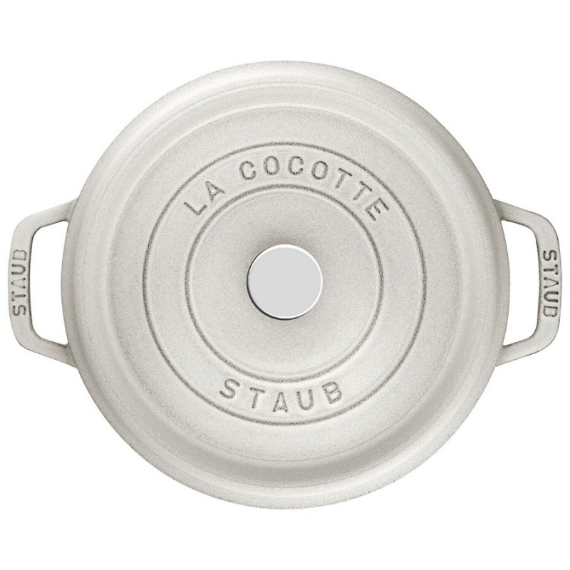 Geëmailleerde Ronde Stoofpot 26 cm Witte Truffle 3,8 L - Staub