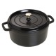 Cocotte en Fonte Émaillée Ronde 26 cm Noir Mat 5,2 L - Staub