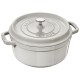 Ronde Stoofpot 28 cm Wit Truffel 6,7 l - Staub