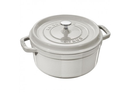 Ronde Stoofpot 28 cm Wit Truffel 6,7 l - Staub