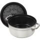 Cocotte en Fonte Émaillée Ronde 28 cm Blanc Truffe 6,7 L  - Staub