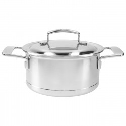 Silver 7 Casserole Inox 18 cm 2,2 L avec Couvercle - Demeyere Silver 7 Casserole Inox 18 cm 2,2 L avec Couvercle - Demeyere