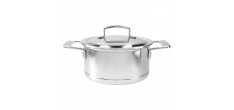 Silver 7 Casserole Inox 20 cm 3 L avec Couvercle