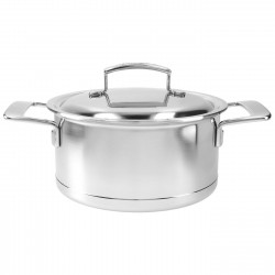 Silver 7 Casserole Inox 20 cm 3 L avec Couvercle - Demeyere Silver 7 Casserole Inox 20 cm 3 L avec Couvercle - Demeyere