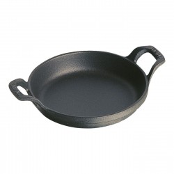 Plat à Four Fonte Rond 20 cm Noir Mat 0,8 l - Staub Plat à Four Fonte Rond 20 cm Noir Mat 0,8 l - Staub