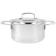 Silver 7 Casserole Inox 22 cm 4 L avec Couvercle - Demeyere