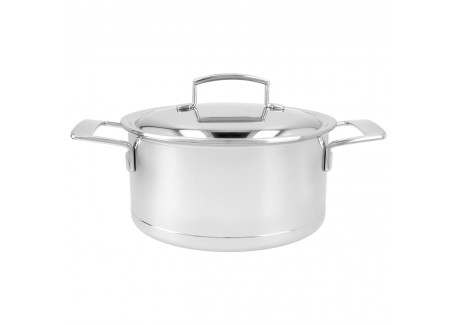 Silver 7 Kookpot RVS 22 cm 4 L met Deksel - Demeyere