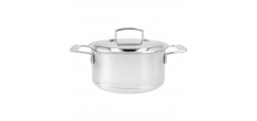 Silver 7 Casserole Inox 22 cm 4 L avec Couvercle