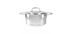 Silver 7 Casserole Inox 24 cm 5,2 L avec Couvercle