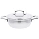 Silver 7 Cocotte Conique Inox 24 cm 3,3 L avec Couvercle - Demeyere