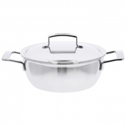 Silver 7 Conische Sudderpot RVS 24 cm 3,3 L met Deksel