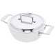 Silver 7 Cocotte Conique Inox 24 cm 3,3 L avec Couvercle - Demeyere