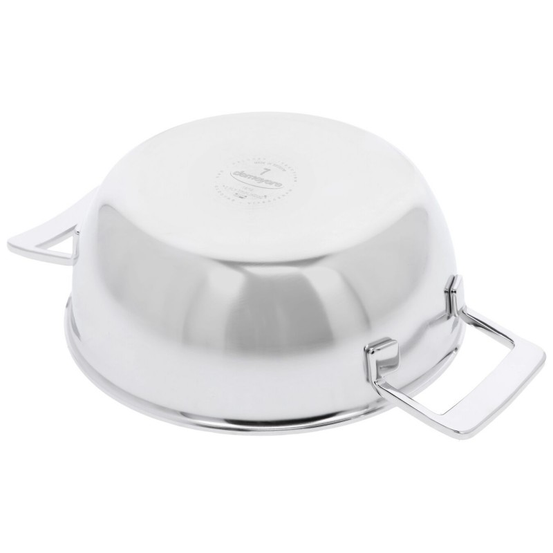 Cocotte minute induction en inox avec couvercle en verre