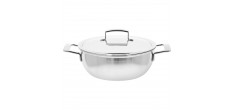 Silver 7 Cocotte Conique Inox 28 cm 4,8 L avec Couvercle