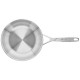 Silver 7 Poêle à Frire Inox 20 cm  - Demeyere