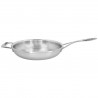 Silver 7 Poêle à Frire Inox 28 cm avec Contre-Poignée 