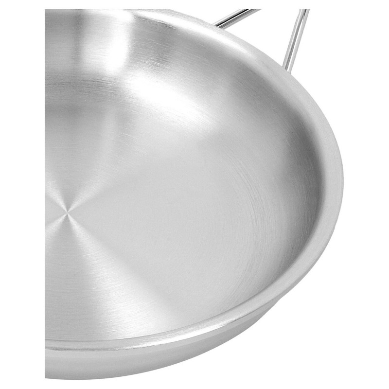 Silver 7 Poêle à Frire Inox 28 cm avec Contre-Poignée  - Demeyere