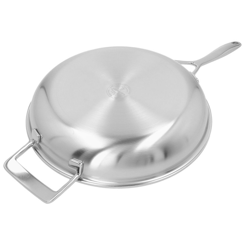 Silver 7 Poêle à Frire Inox 28 cm avec Contre-Poignée  - Demeyere