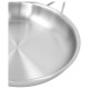 Silver 7 Poêle à Frire Inox 32 cm avec contre-poignée  - Demeyere