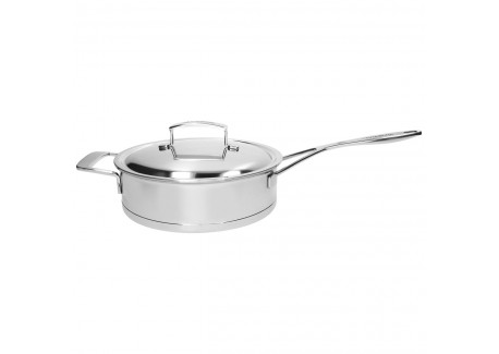 Silver 7 Sauteuse Basse Inox 24 cm 2,75 L avec Couvercle - Demeyere