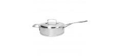 Silver 7 Sauteuse Basse Inox 24 cm 2,75 L avec Couvercle