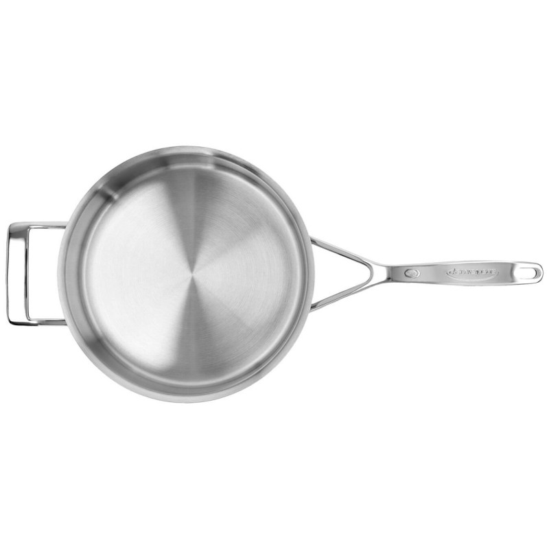 Sauteuse en Inox avec couvercle en verre D 24 cm - Poêles et casseroles -  Décomania