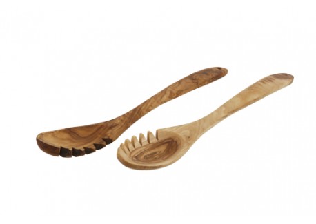 Couverts à Salade Bois d'Olivier 30 cm - Cosy Trendy