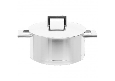 John Pawson 7 Casserole 24 cm 5,2 L avec Couvercle Inox - Demeyere