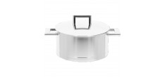 John Pawson 7 Casserole 24 cm 5,2 L avec Couvercle Inox