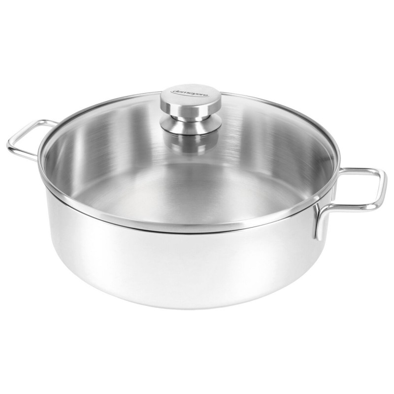 Couvercle En Verre Platine Pour Casserole 32 Cm - Jumpl