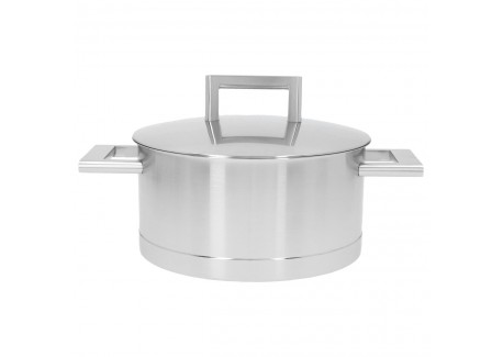 John Pawson 7 Casserole 18 cm 2,2 L avec Couvercle Inox - Demeyere