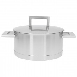 John Pawson 7 Casserole 18 cm 2,2 L avec Couvercle Inox - Demeyere John Pawson 7 Casserole 18 cm 2,2 L avec Couvercle Inox - Demeyere