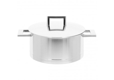 John Pawson 7 Casserole 22 cm 4 L avec Couvercle Inox - Demeyere
