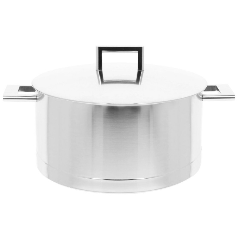 Lagostina - Icona Casserole 24 cm 5,7 L avec Couvercle - Les Secrets du Chef