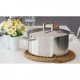 John Pawson 7 Casserole 28 cm 8,4 L avec Couvercle Inox - Demeyere