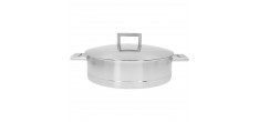 John Pawson 7 Faitout Bas 28 cm 4,8 L avec Couvercle Inox