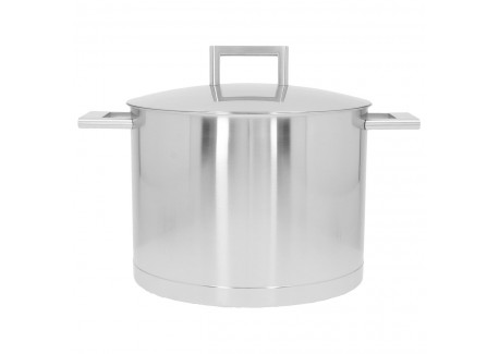 John Pawson 7 Marmite 24 cm 8 L avec Couvercle Inox - Demeyere