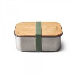 Sandwich Box L RVS Olijf 1,25 L - Black+Blum Sandwich Box L RVS Olijf 1,25 L - Black+Blum